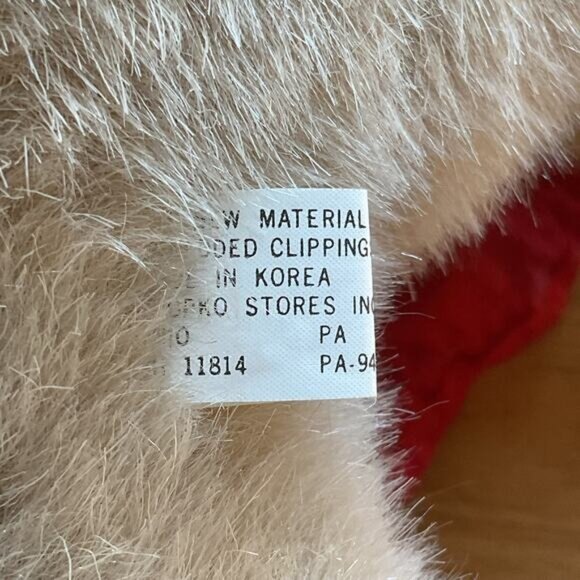 Shopco Cuddly Mother & Baby Bear Plush Set With Red Dress & Bows - Picture 7 of 8